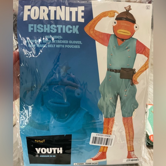Spirit Fortnite Fishstick Costume for Kids - Picture 1 of 15